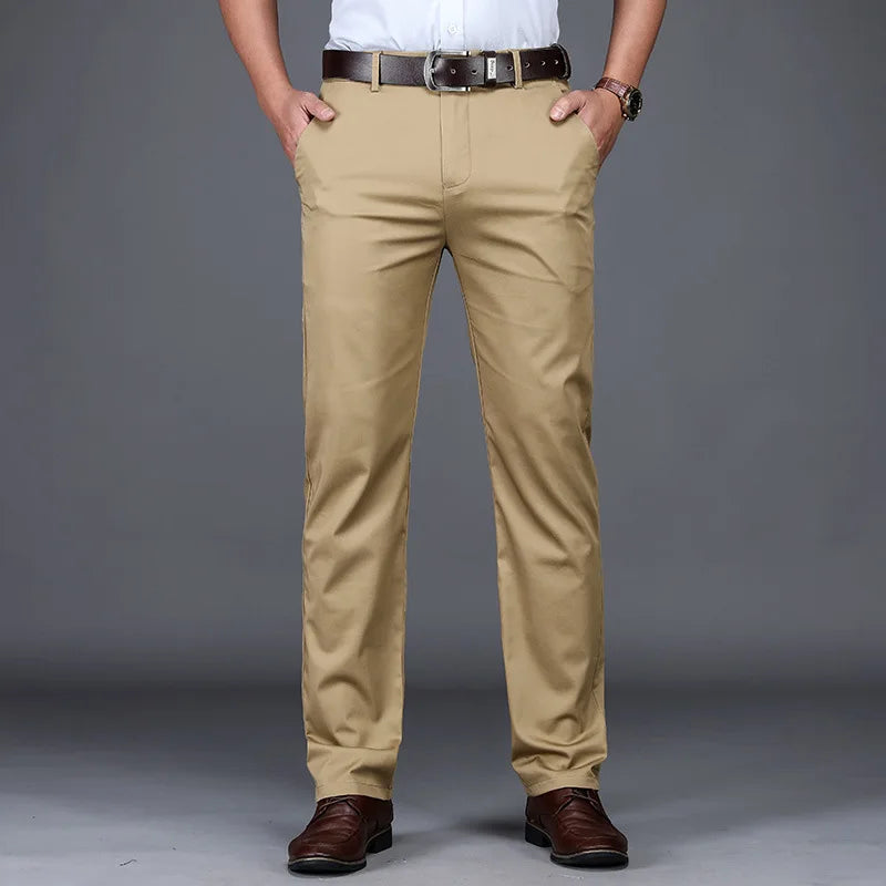 Slim Fit Dress Pants – Men's Straight Leg Trousers | Harrison