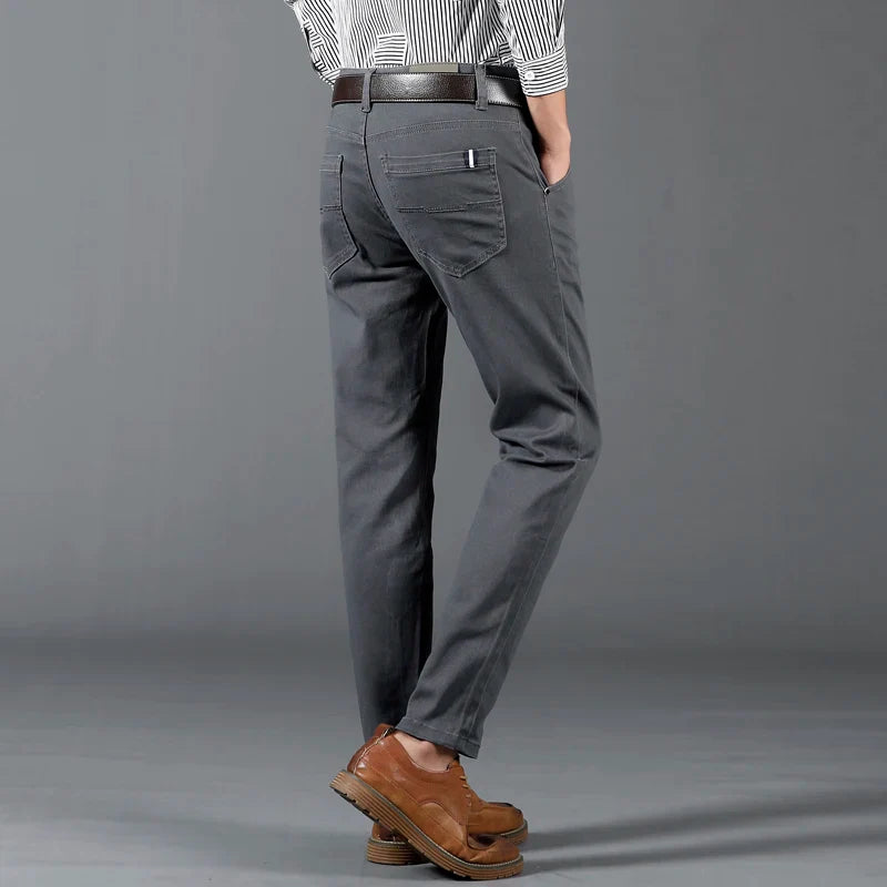 Slim Fit Trousers – Men's Cotton Dress Pants | Savoni